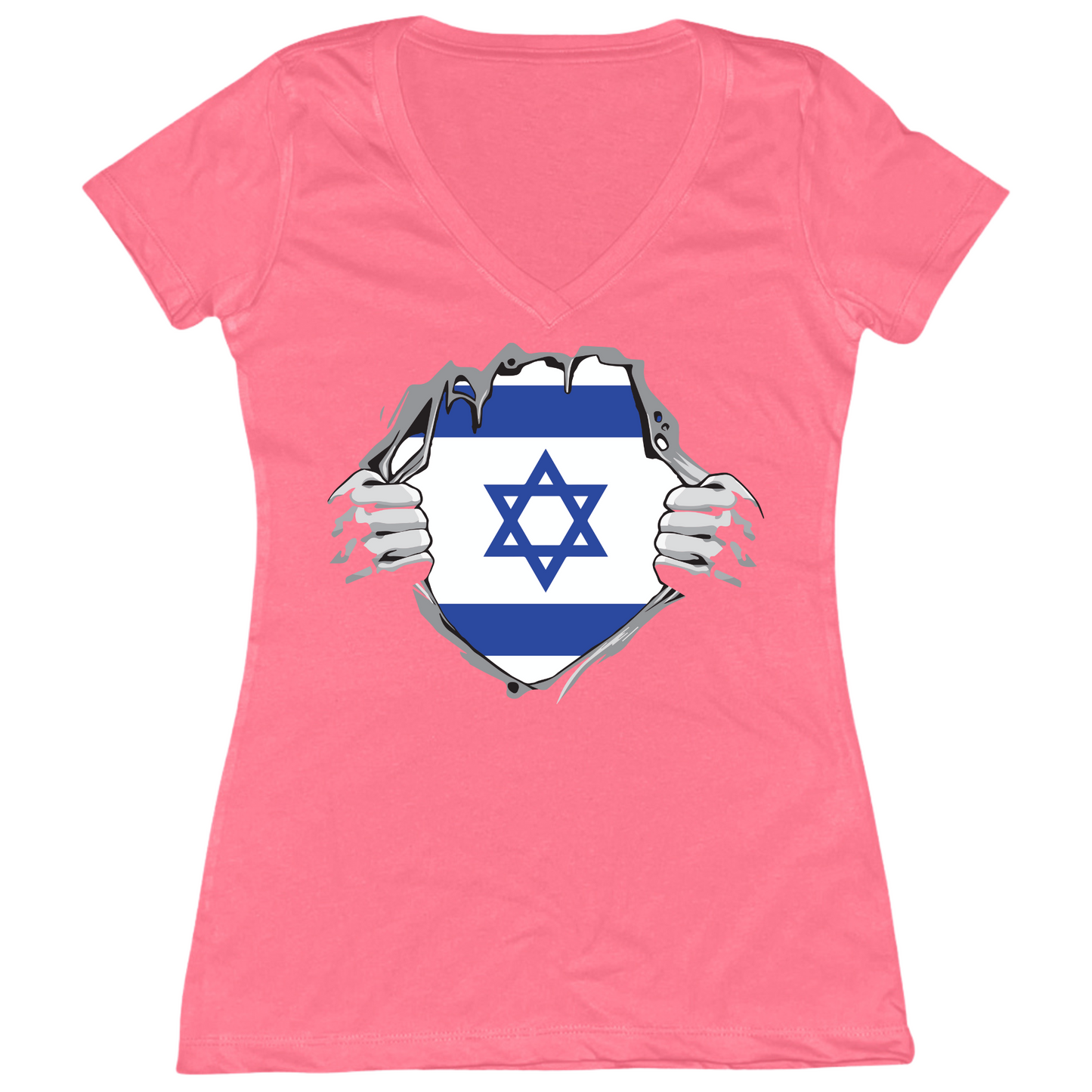 Israeli Inside Womens Vneck