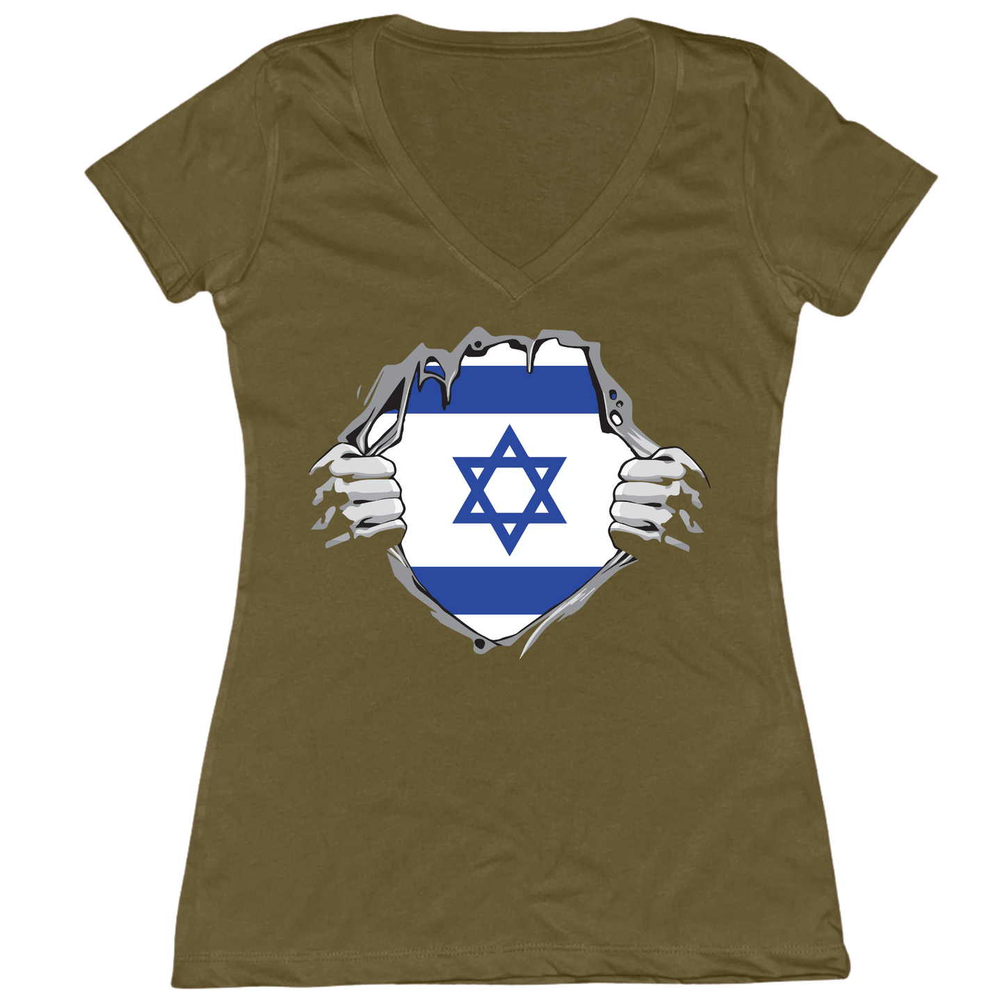 Israeli Inside Womens Vneck