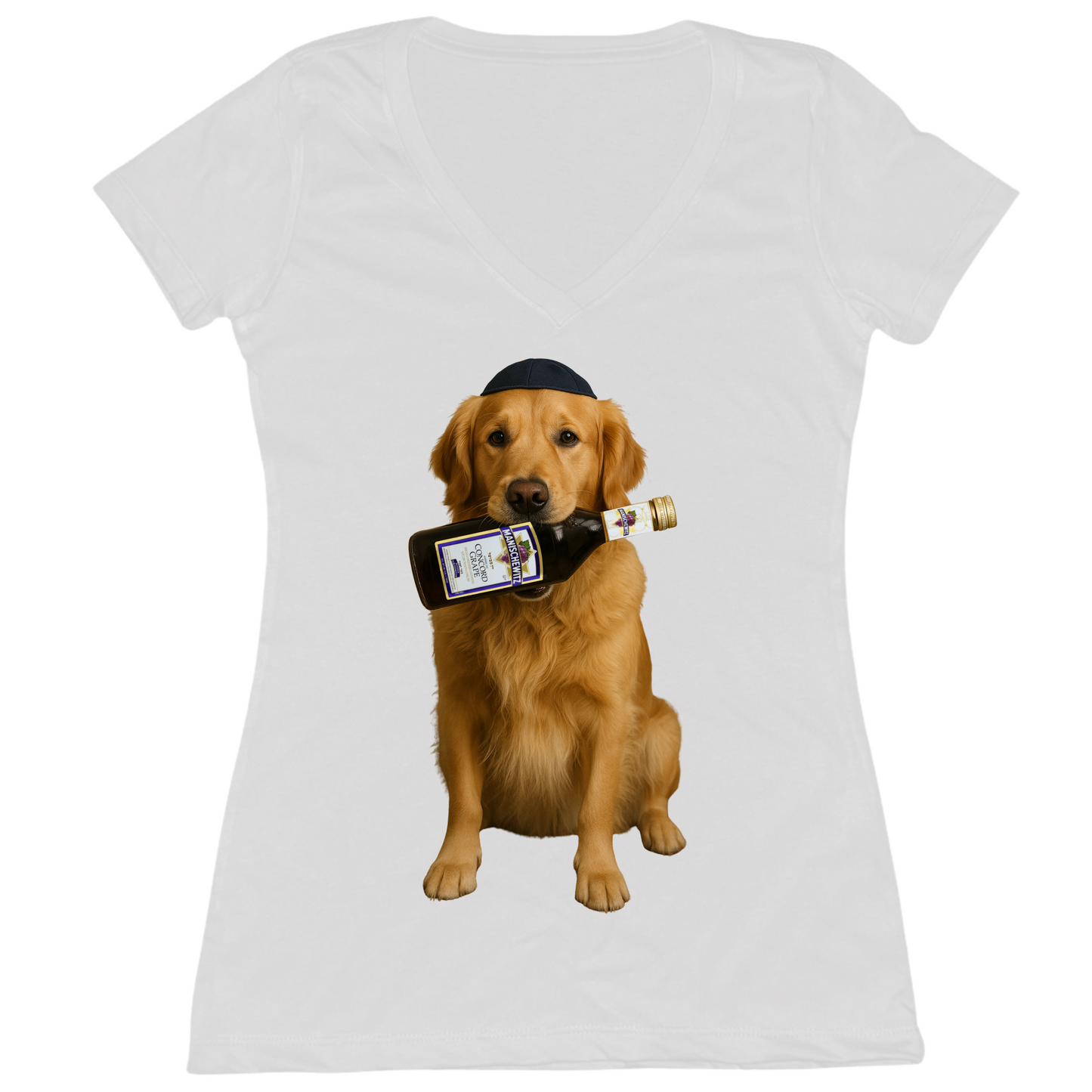 Shabat Dog Womens Vneck