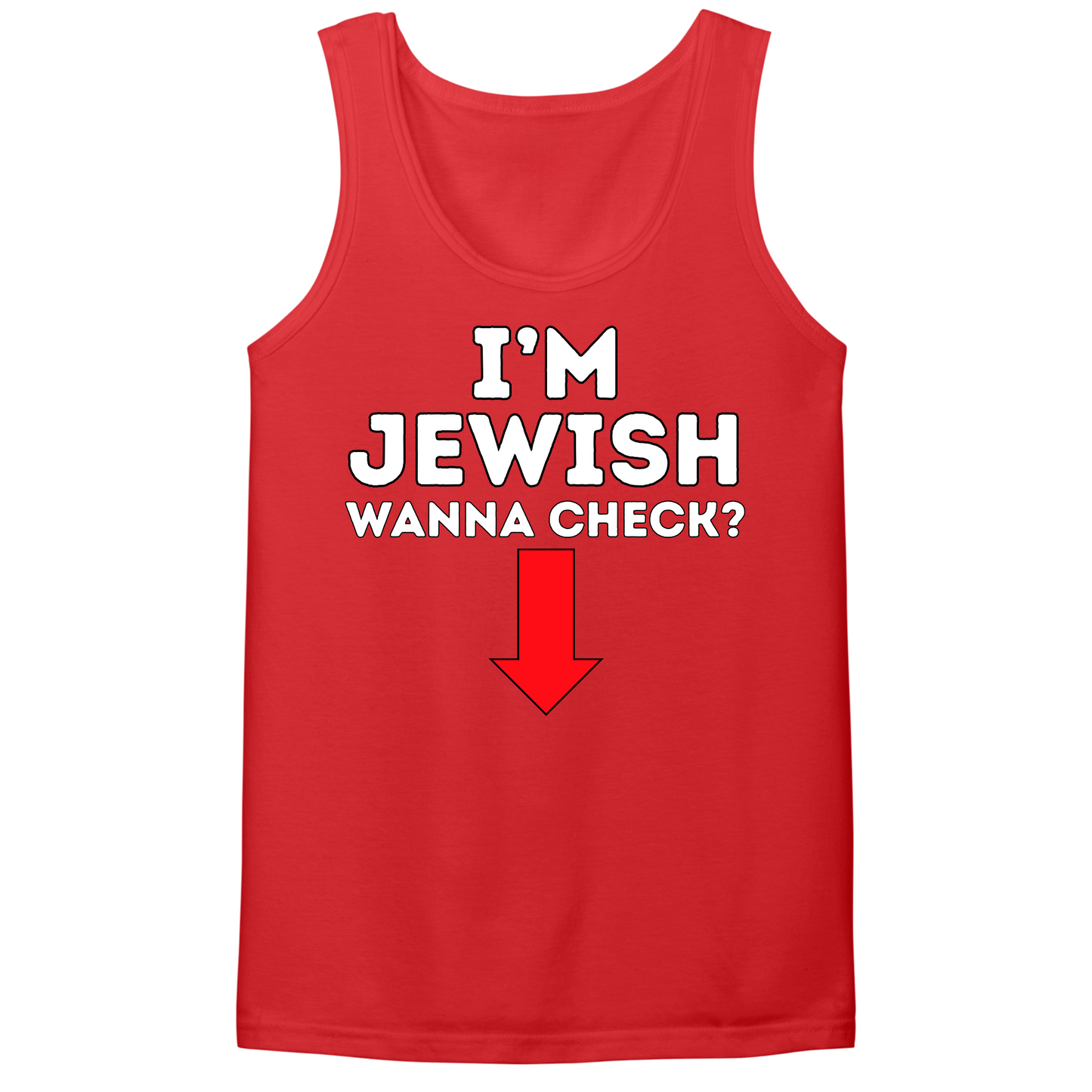 I'm Jewish Wanna Check Mens Tank Top