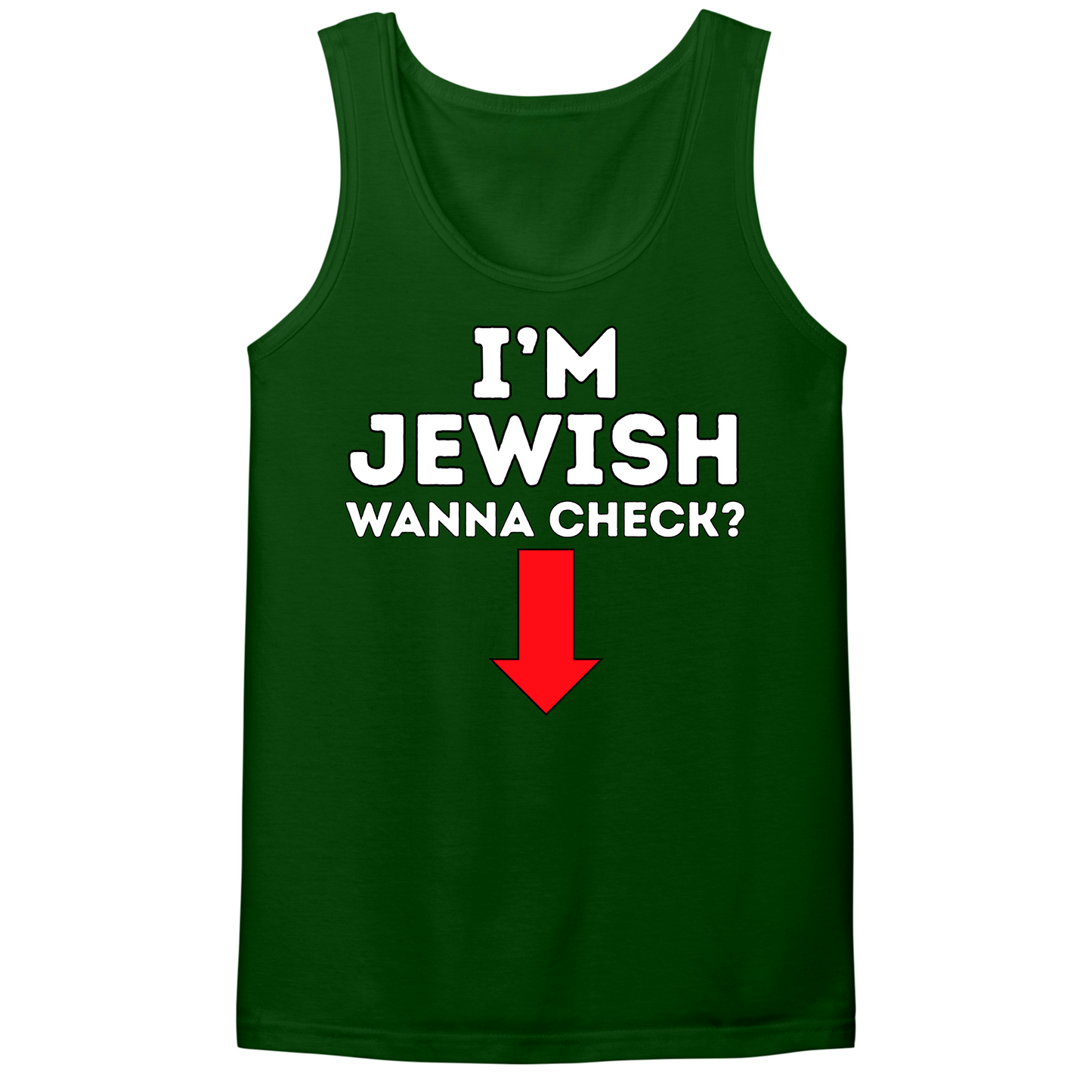 I'm Jewish Wanna Check Mens Tank Top