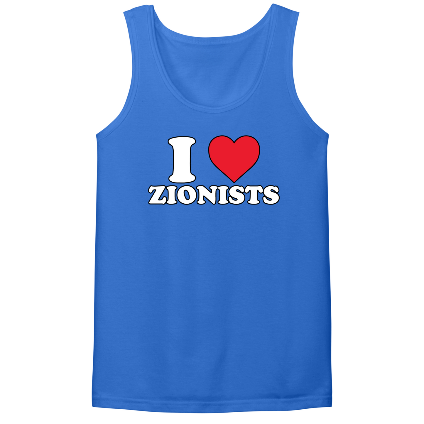 I Love Zionists Mens Tank Top