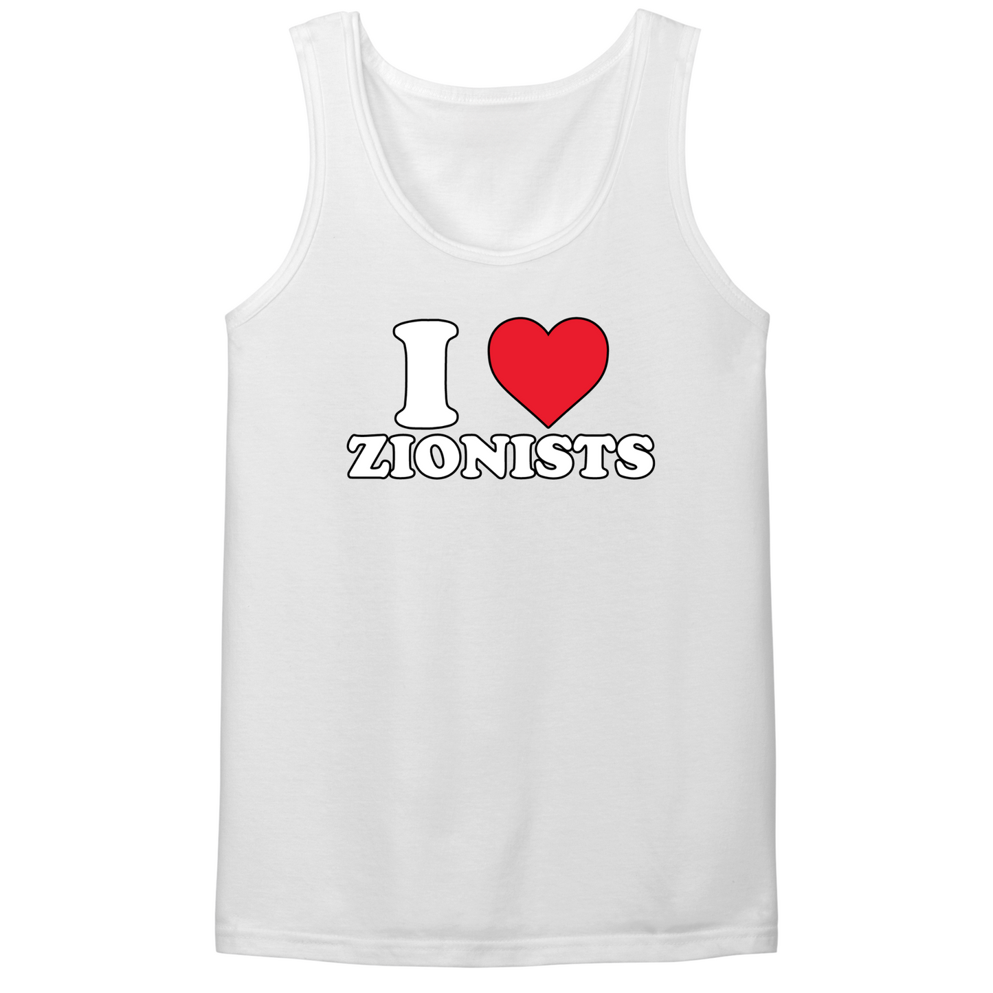 I Love Zionists Mens Tank Top