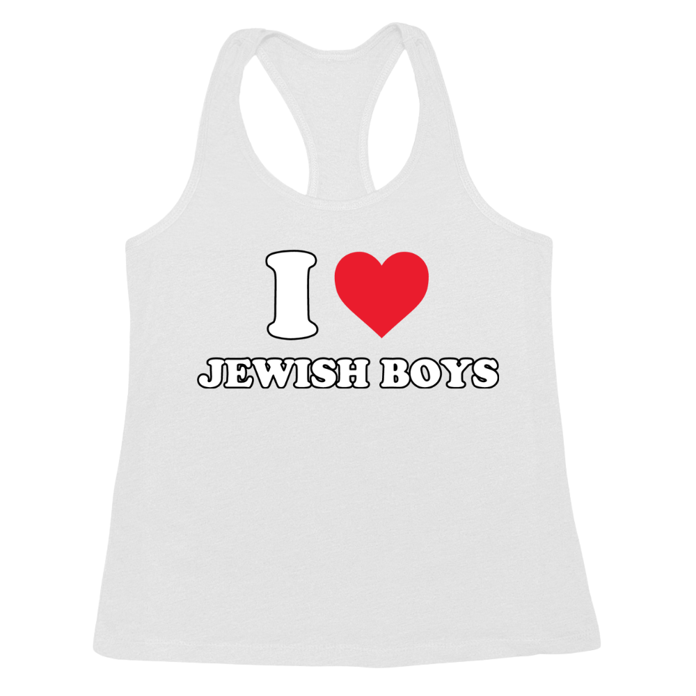I Love Jewish Boys Womens Tank Top