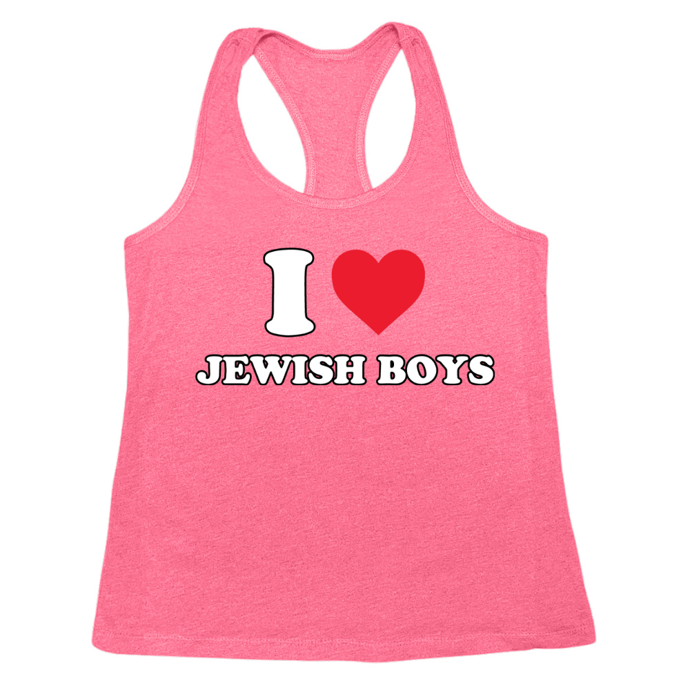 I Love Jewish Boys Womens Tank Top