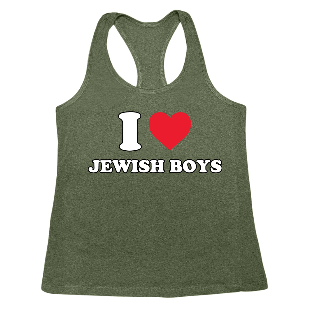 I Love Jewish Boys Womens Tank Top