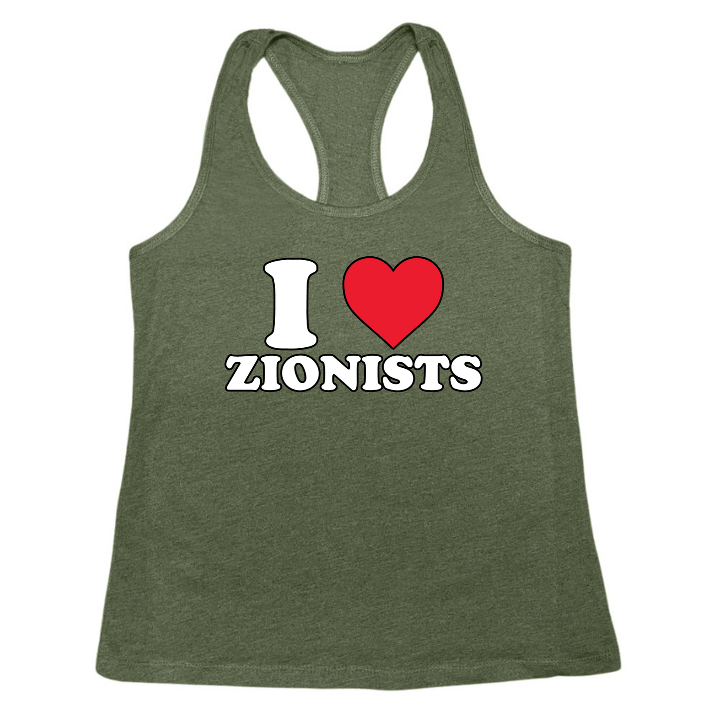 I Love Zionists Womens Tank Top