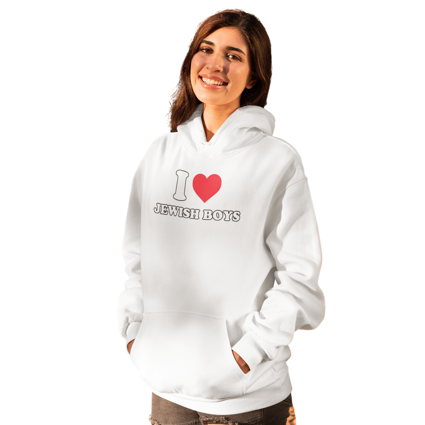 I Love Jewish Boys Hoodie