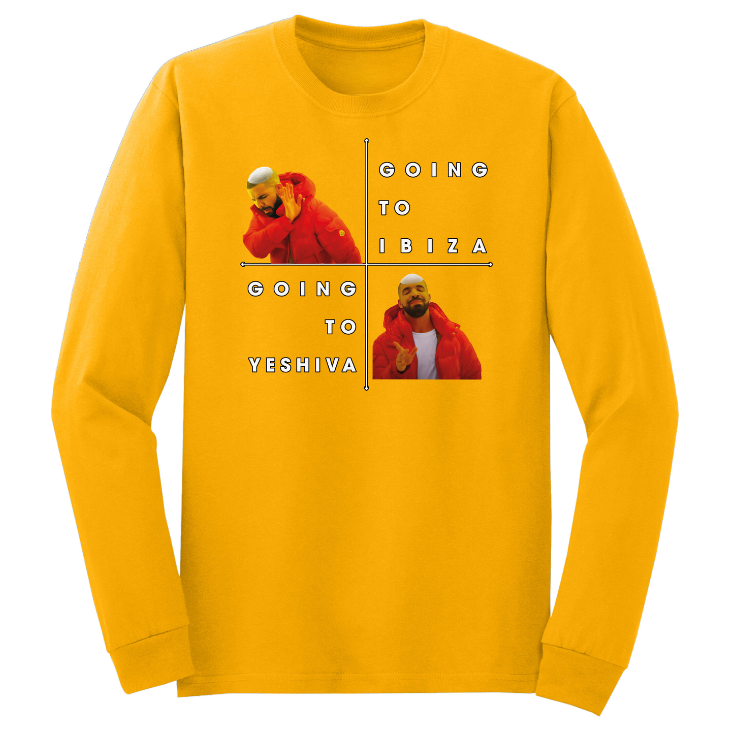 Drake Yeshiva Long Sleeve Tshirt