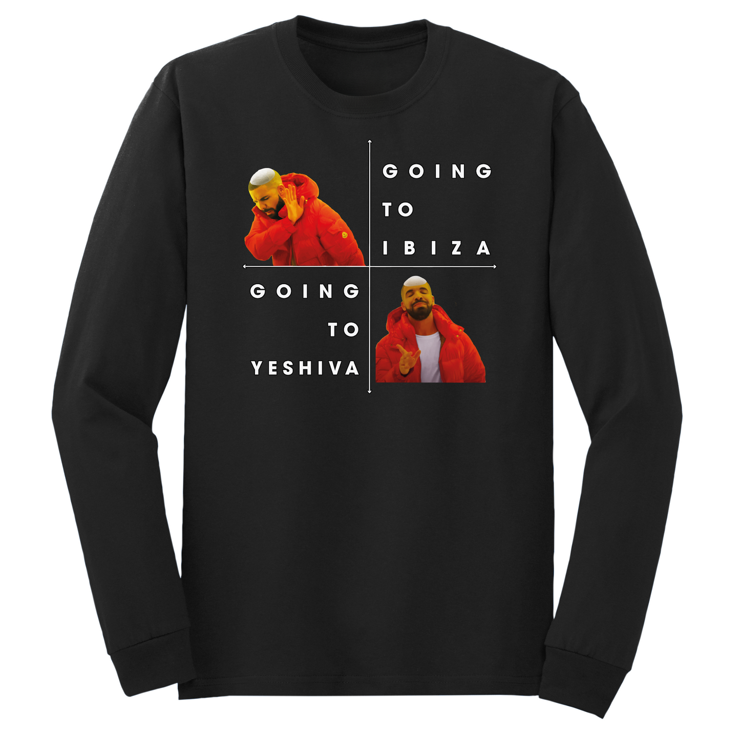 Drake Yeshiva Long Sleeve Tshirt