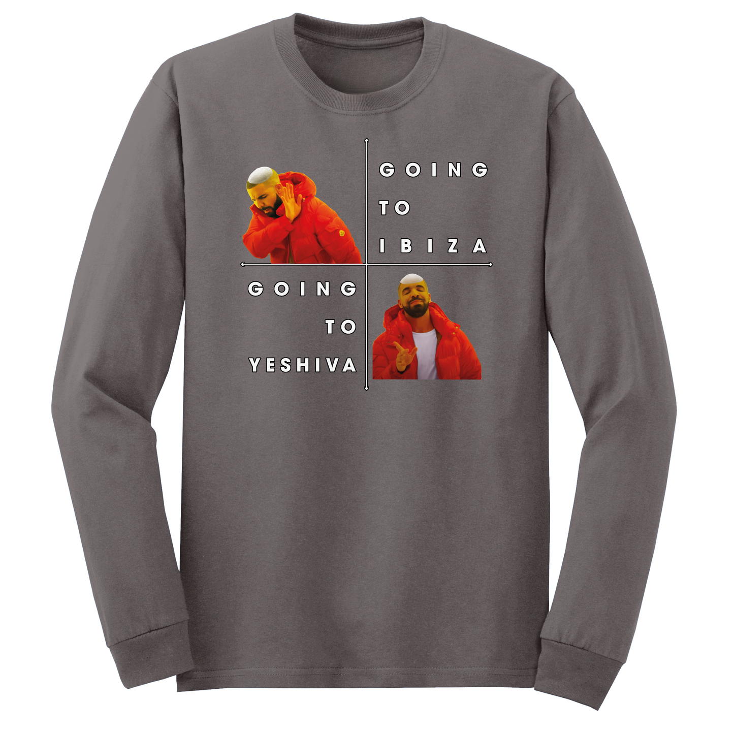 Drake Yeshiva Long Sleeve Tshirt
