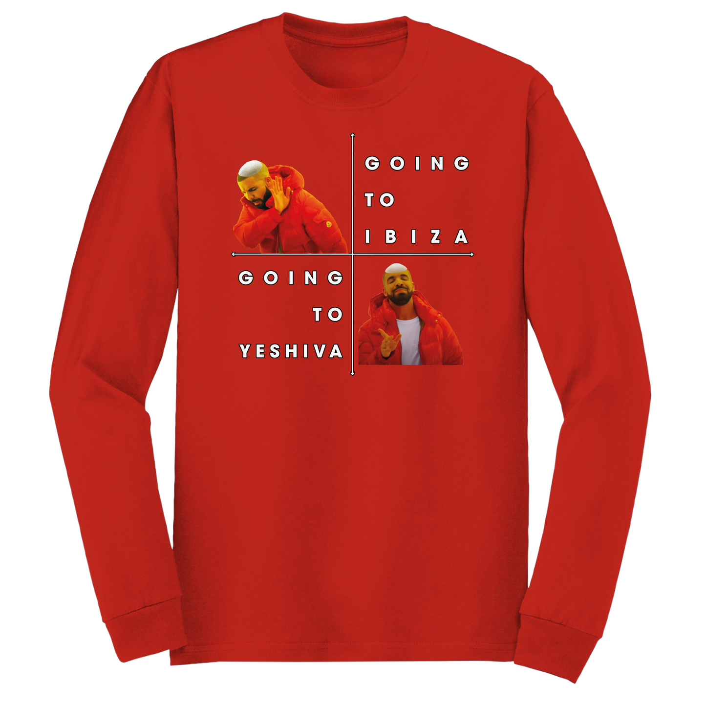 Drake Yeshiva Long Sleeve Tshirt