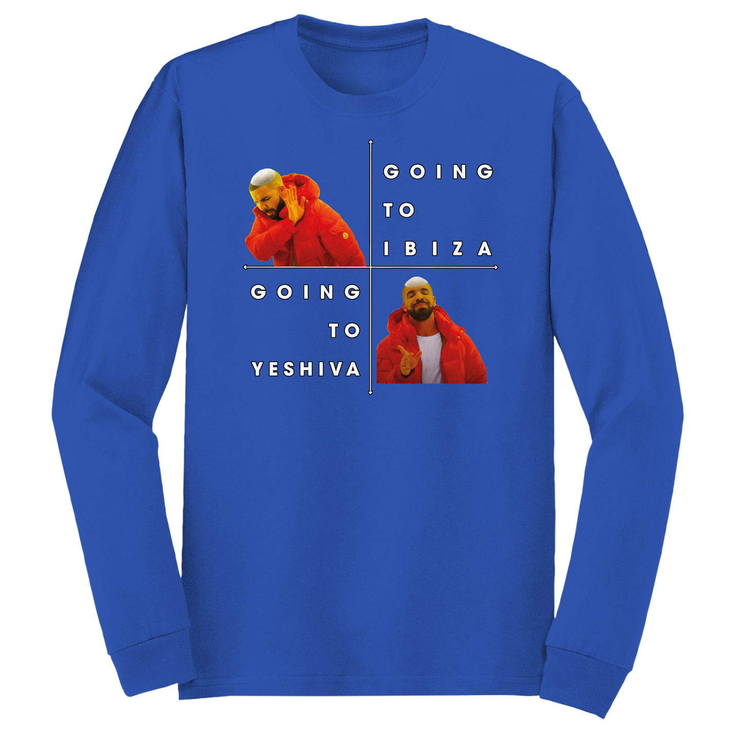 Drake Yeshiva Long Sleeve Tshirt
