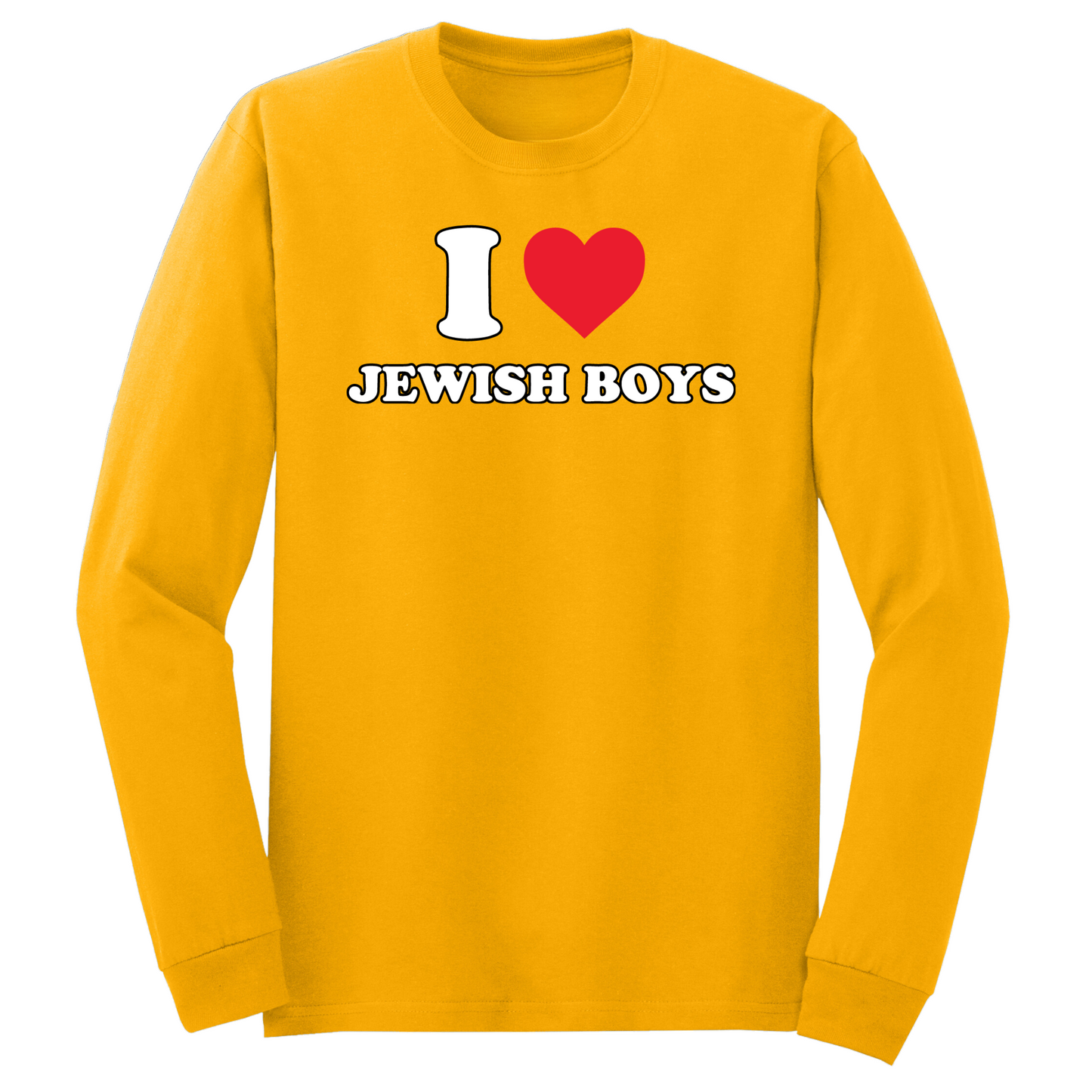 I Love Jewish Boys Long Sleeve Tshirt