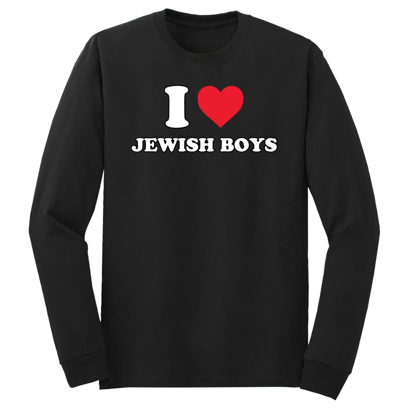 I Love Jewish Boys Long Sleeve Tshirt