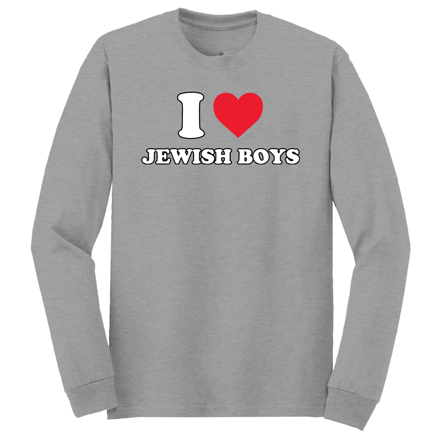 I Love Jewish Boys Long Sleeve Tshirt