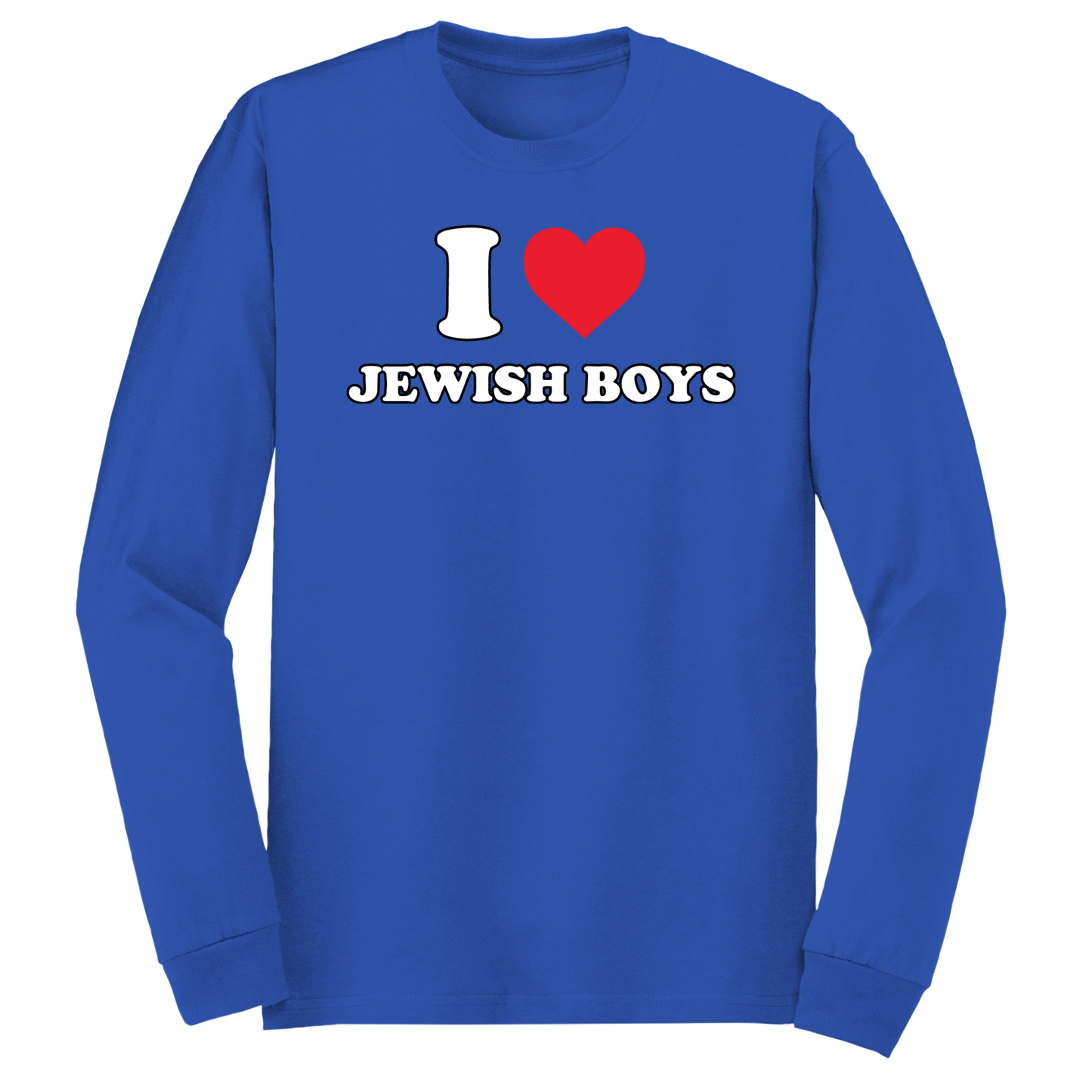 I Love Jewish Boys Long Sleeve Tshirt