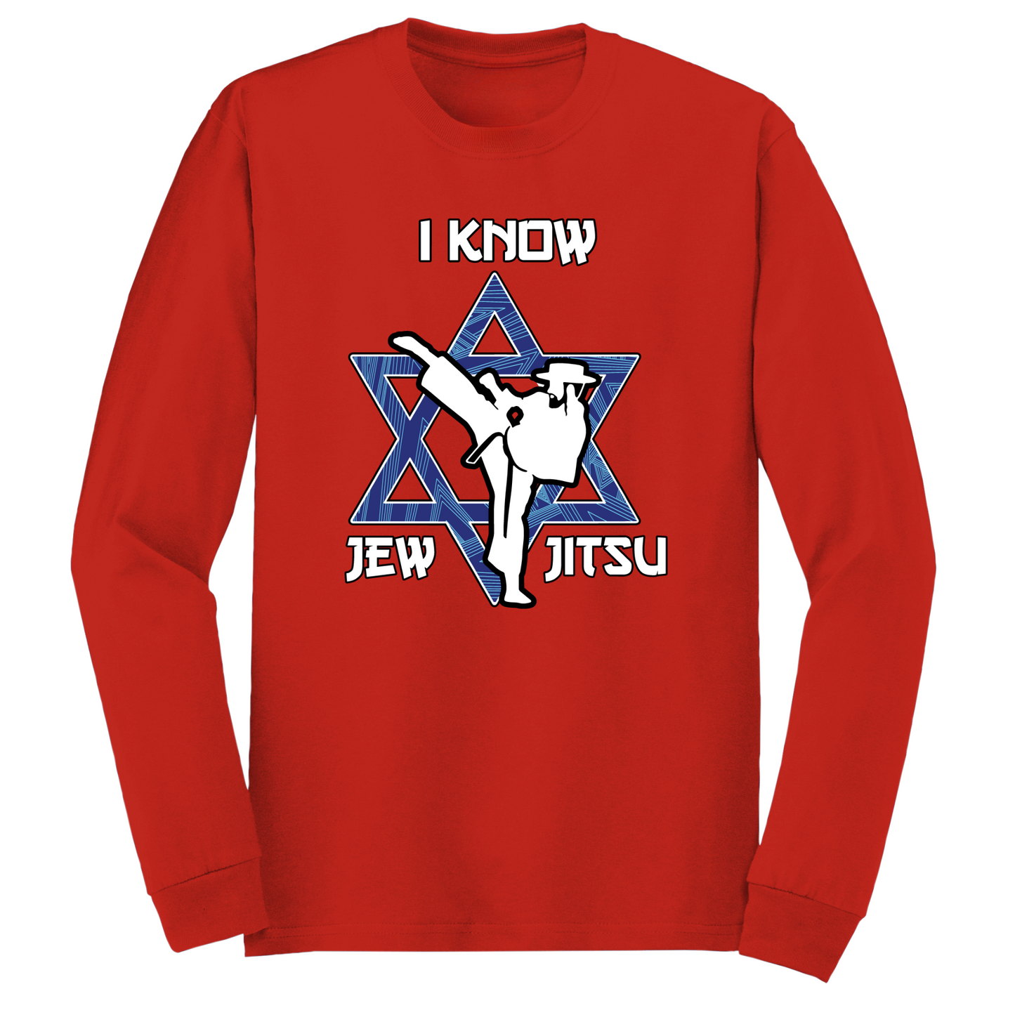 I Know Jew Jitsu Long Sleeve Tshirt