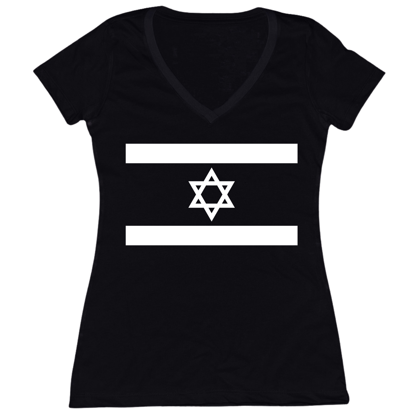 Israel Flag Womens Vneck