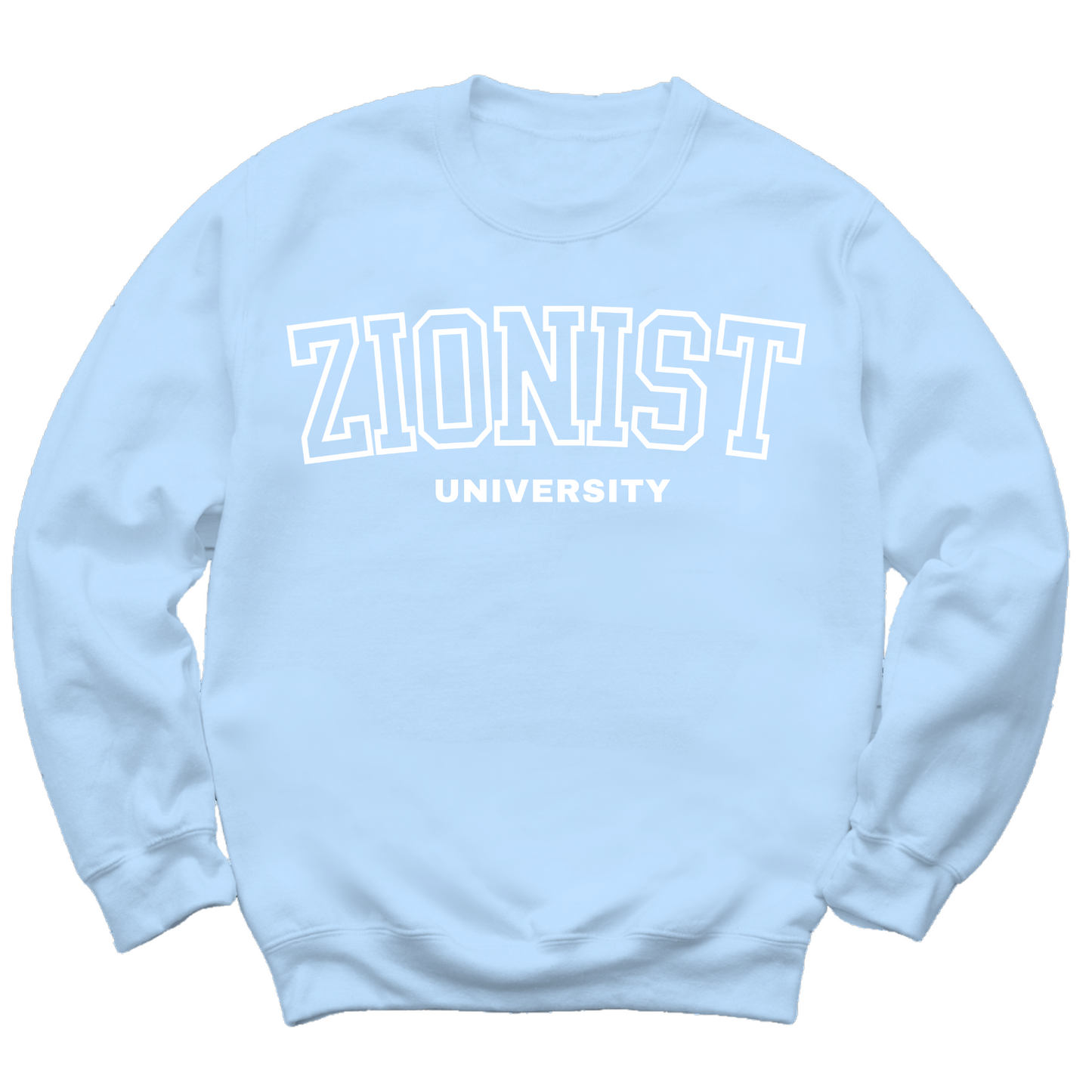 Zionist University (White) Crewneck Sweater
