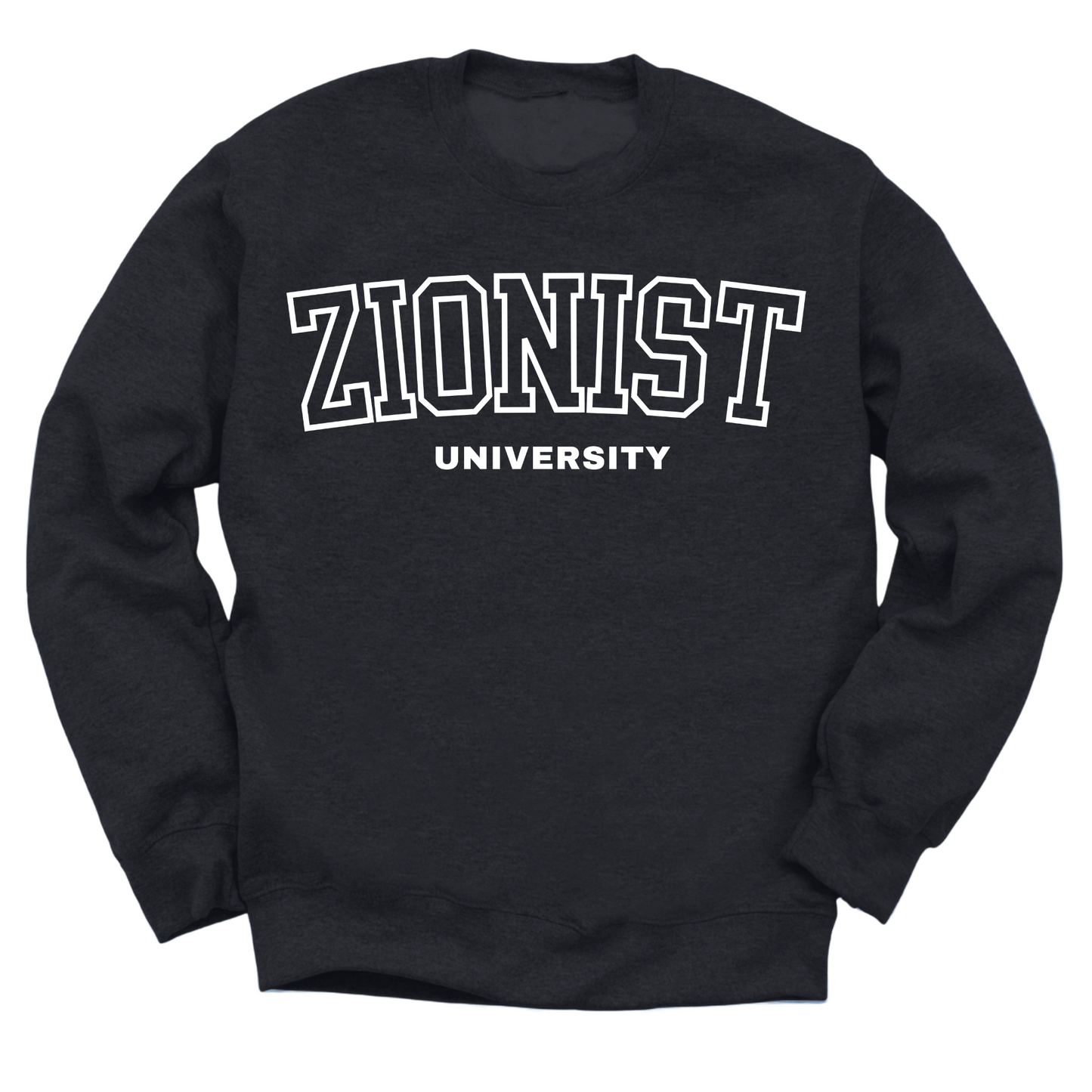 Zionist University (White) Crewneck Sweater