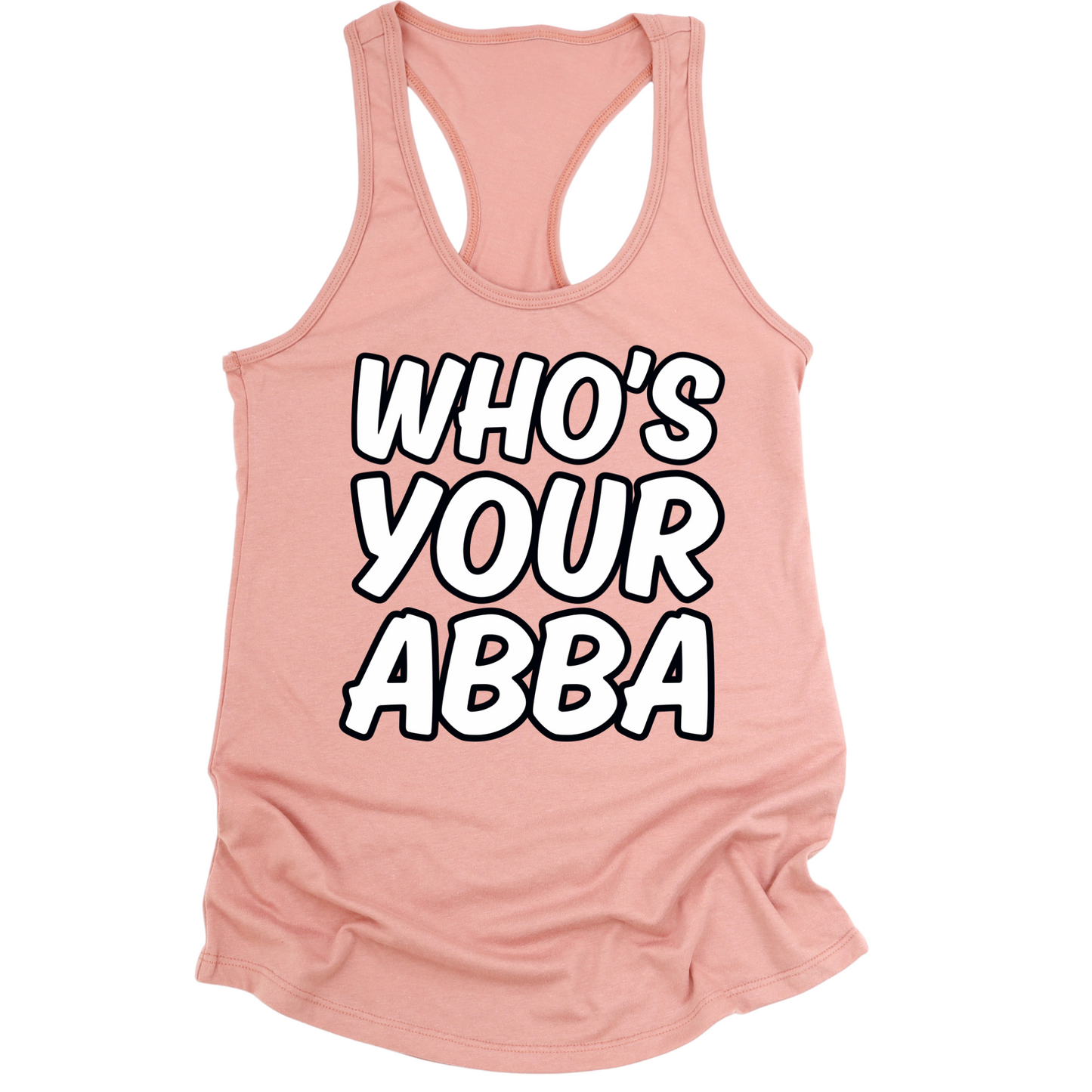 Who's Your Abba Womens Tank Top
