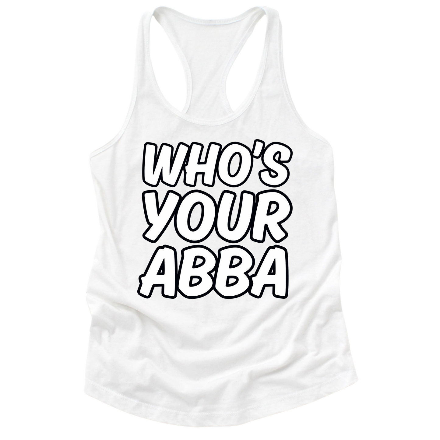Who's Your Abba Womens Tank Top